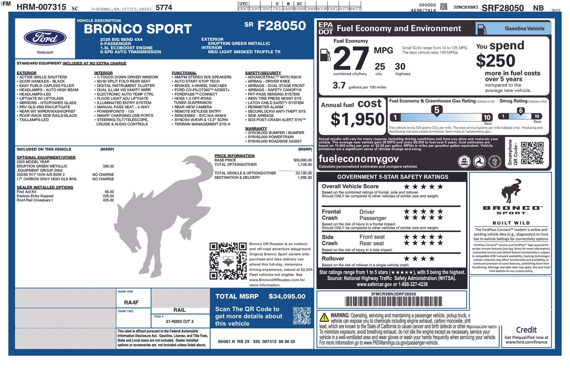 2025 Ford Bronco Sport Big Bend®