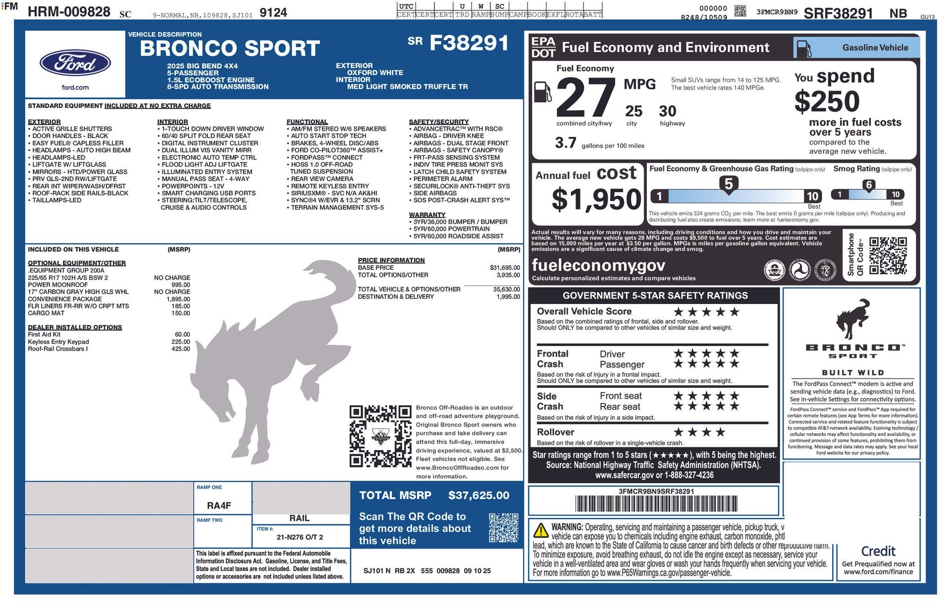 2025 Ford Bronco Sport Big Bend®