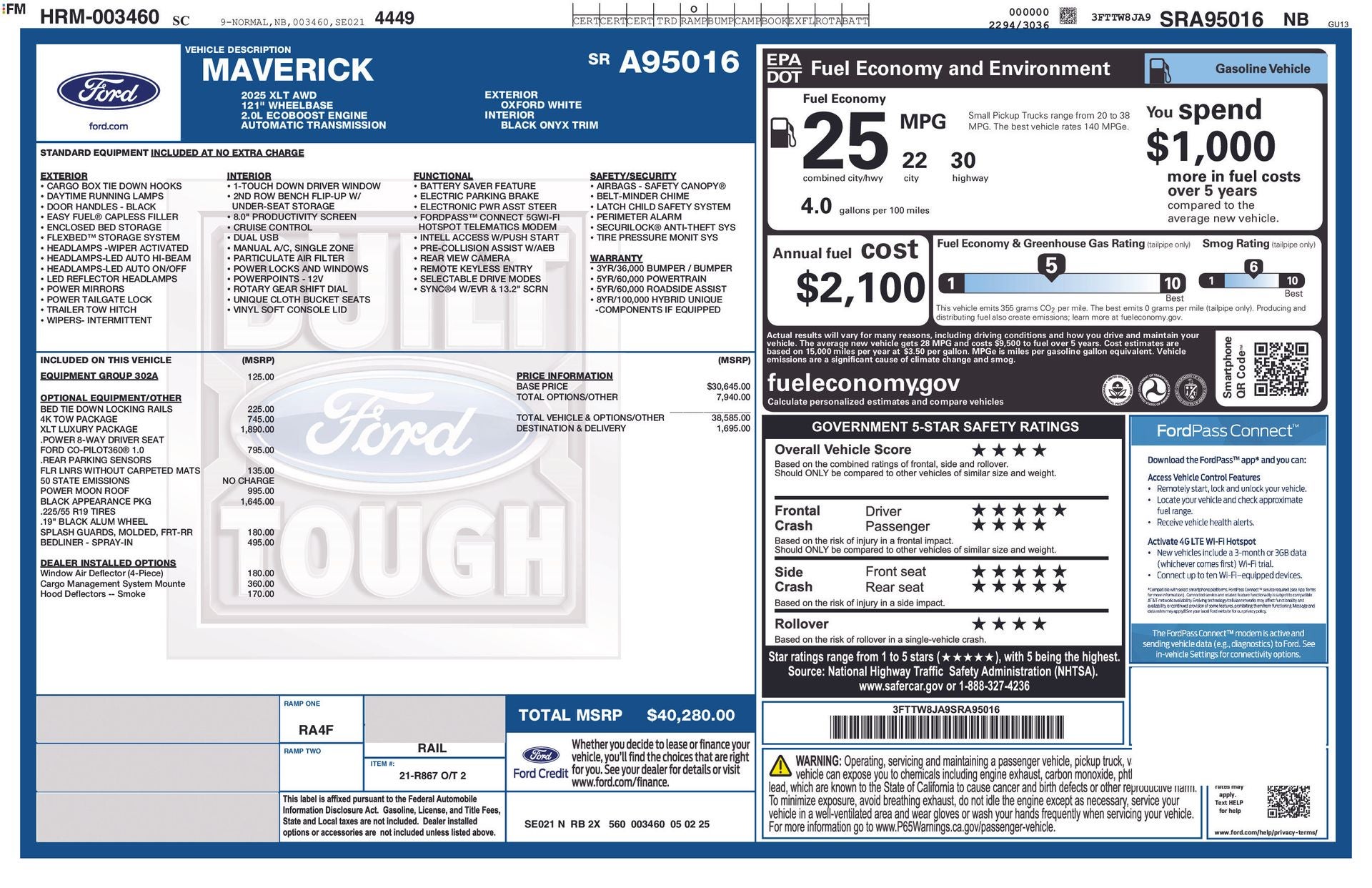 2025 Ford Maverick XLT