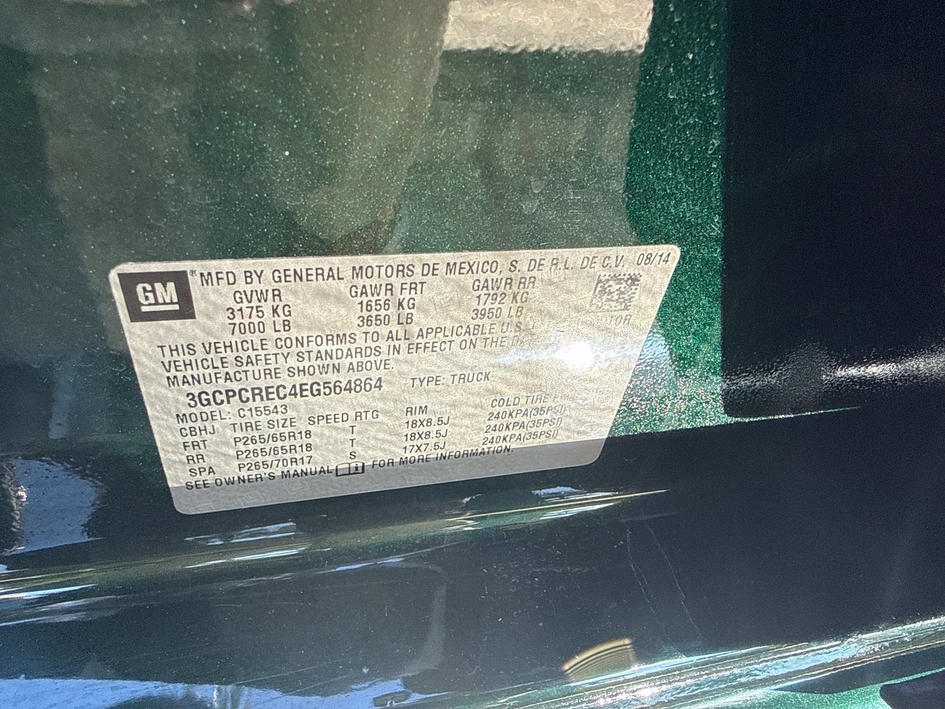 2014 Chevrolet Silverado 1500 LT LT1