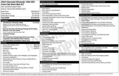 2022 Chevrolet Silverado 1500 ZR2