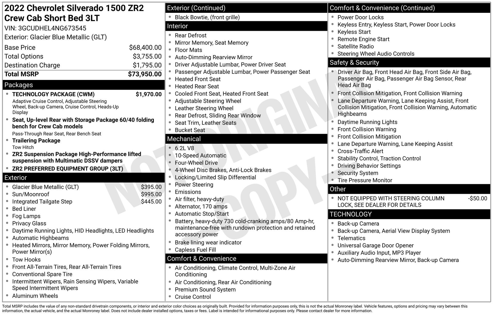 2022 Chevrolet Silverado 1500 ZR2