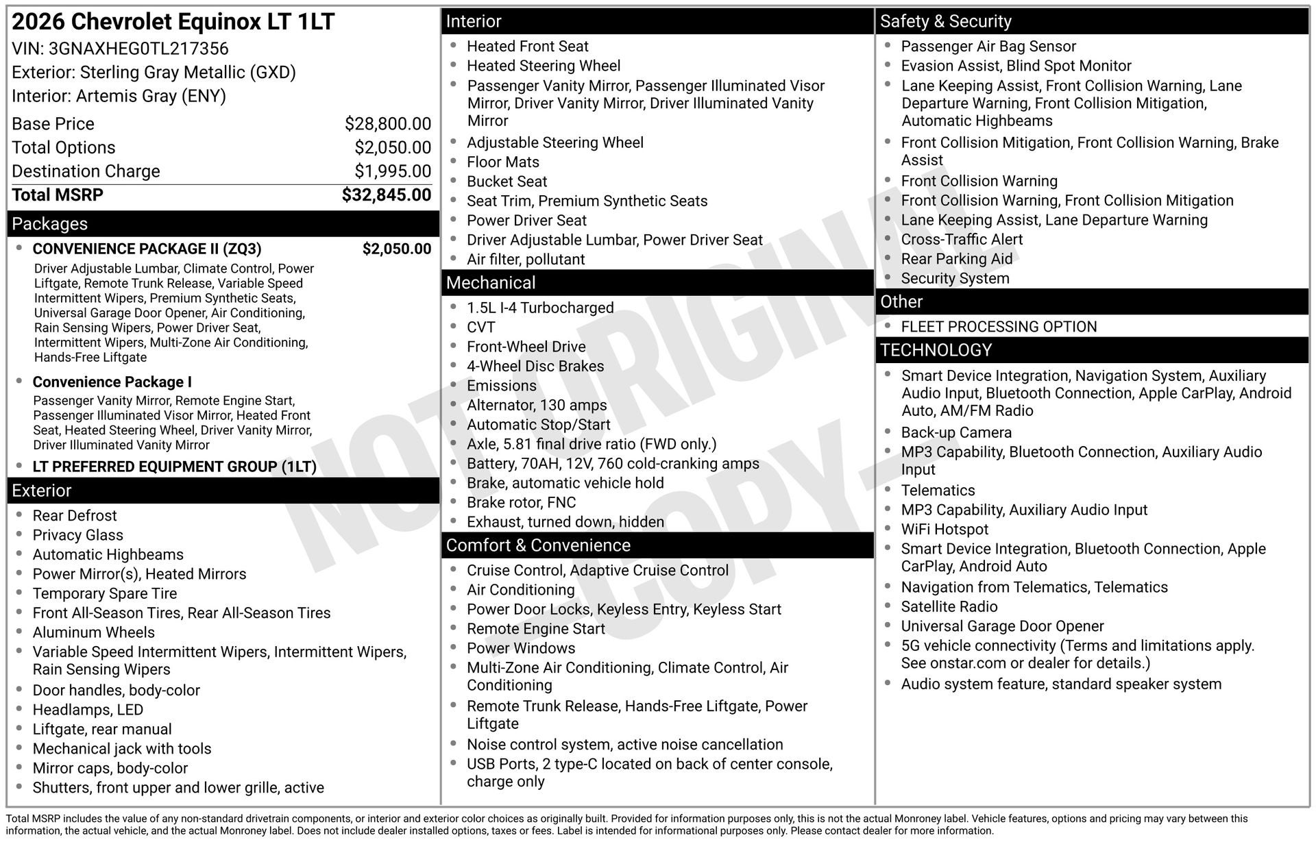 2026 Chevrolet Equinox LT