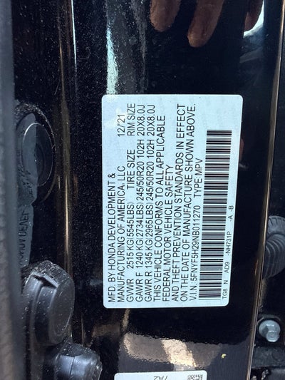 2022 Honda Pilot Special Edition