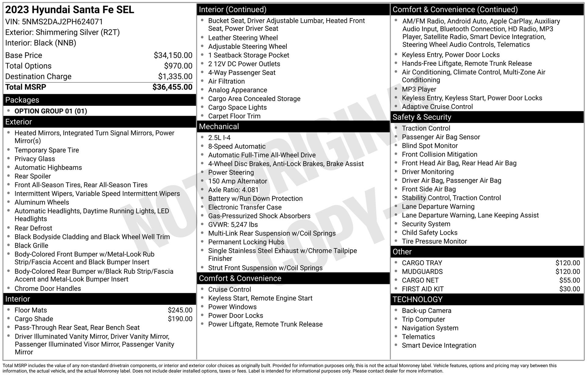 2023 Hyundai Santa Fe SEL