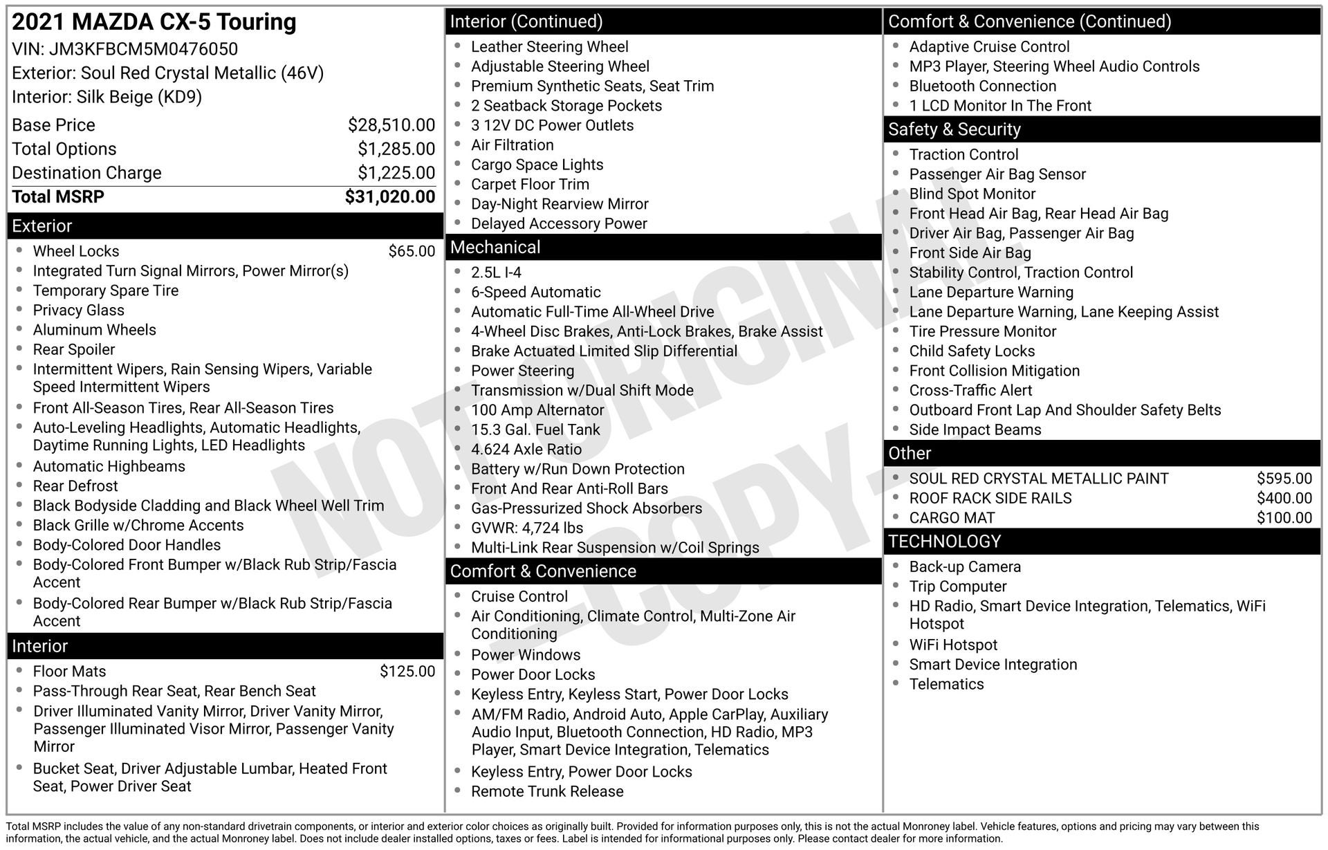 2021 Mazda Mazda CX-5 Touring