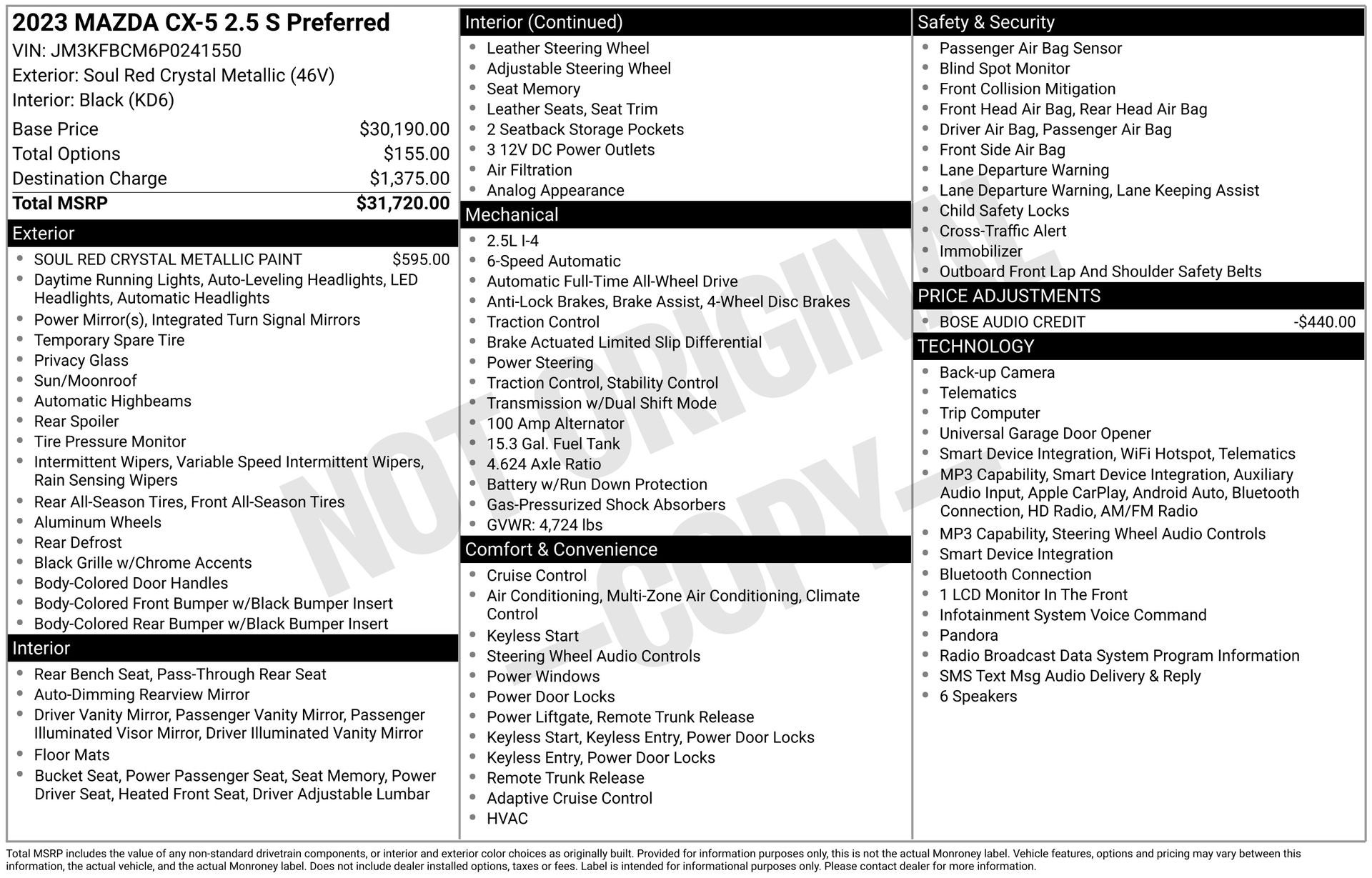2023 Mazda Mazda CX-5 2.5 S Preferred Package