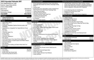 2023 Hyundai Palisade XRT FWD