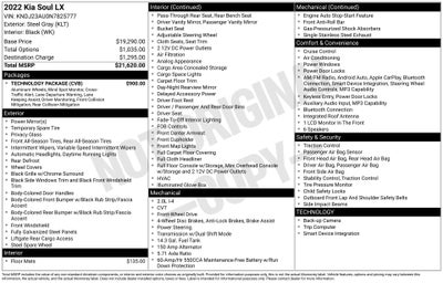 2022 Kia Soul LX