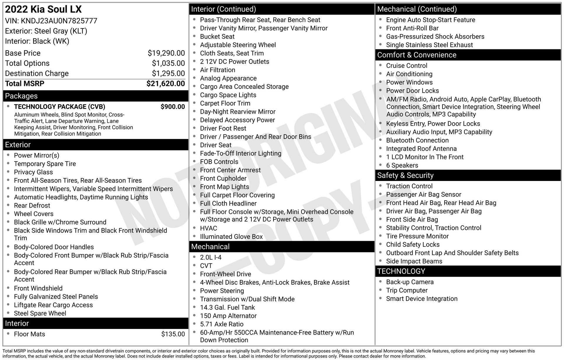 2022 Kia Soul LX